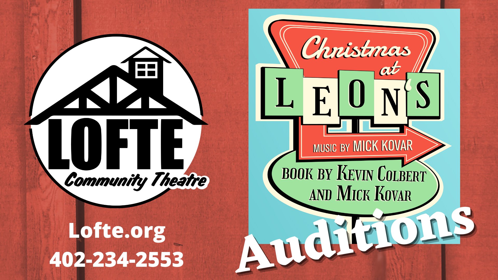 Christmas at Leon’s – Auditions